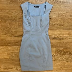 Blue bodycon Zara dress